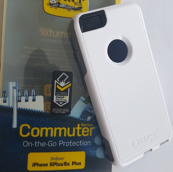 Iphone 6 Plus/6s Plus comuuter case White/Gray - Picture 3 of 3